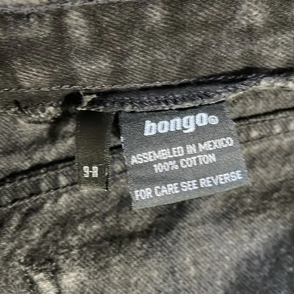 Vintage Bongo Original Slim‎ Double Black Jeans